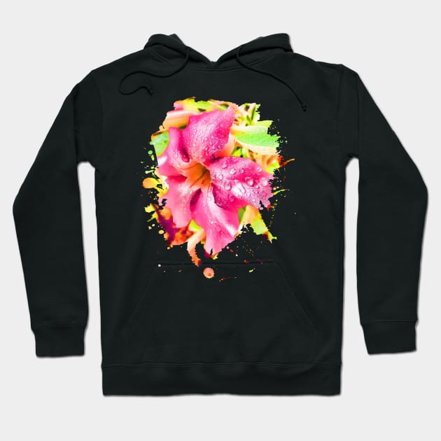 Splash Flower Hoodie by sfajar